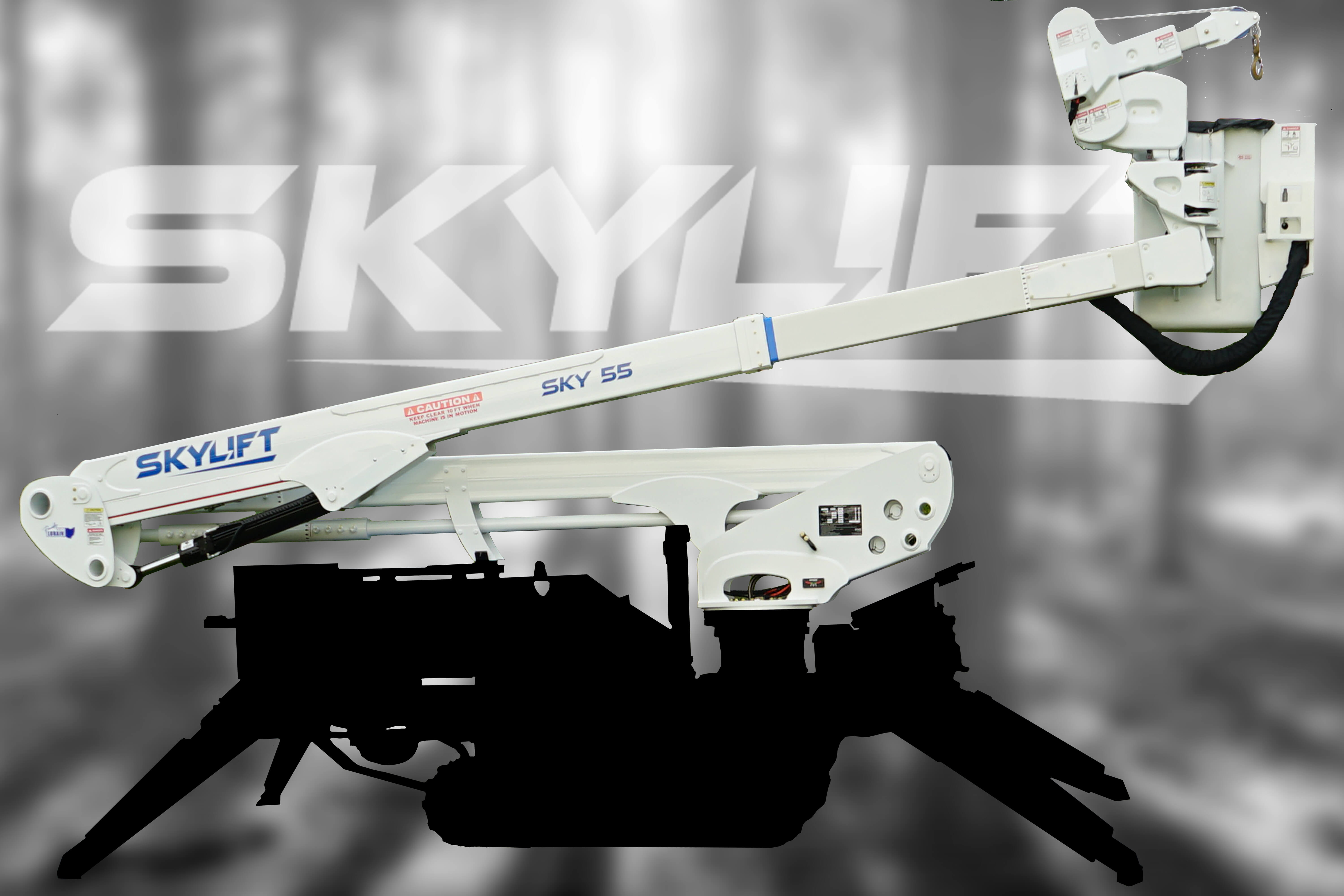 SBA55i-MH Truck-Mounted Articulating Boom with Material Handling